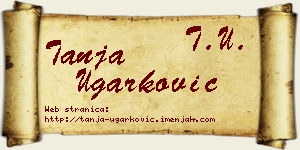 Tanja Ugarković vizit kartica